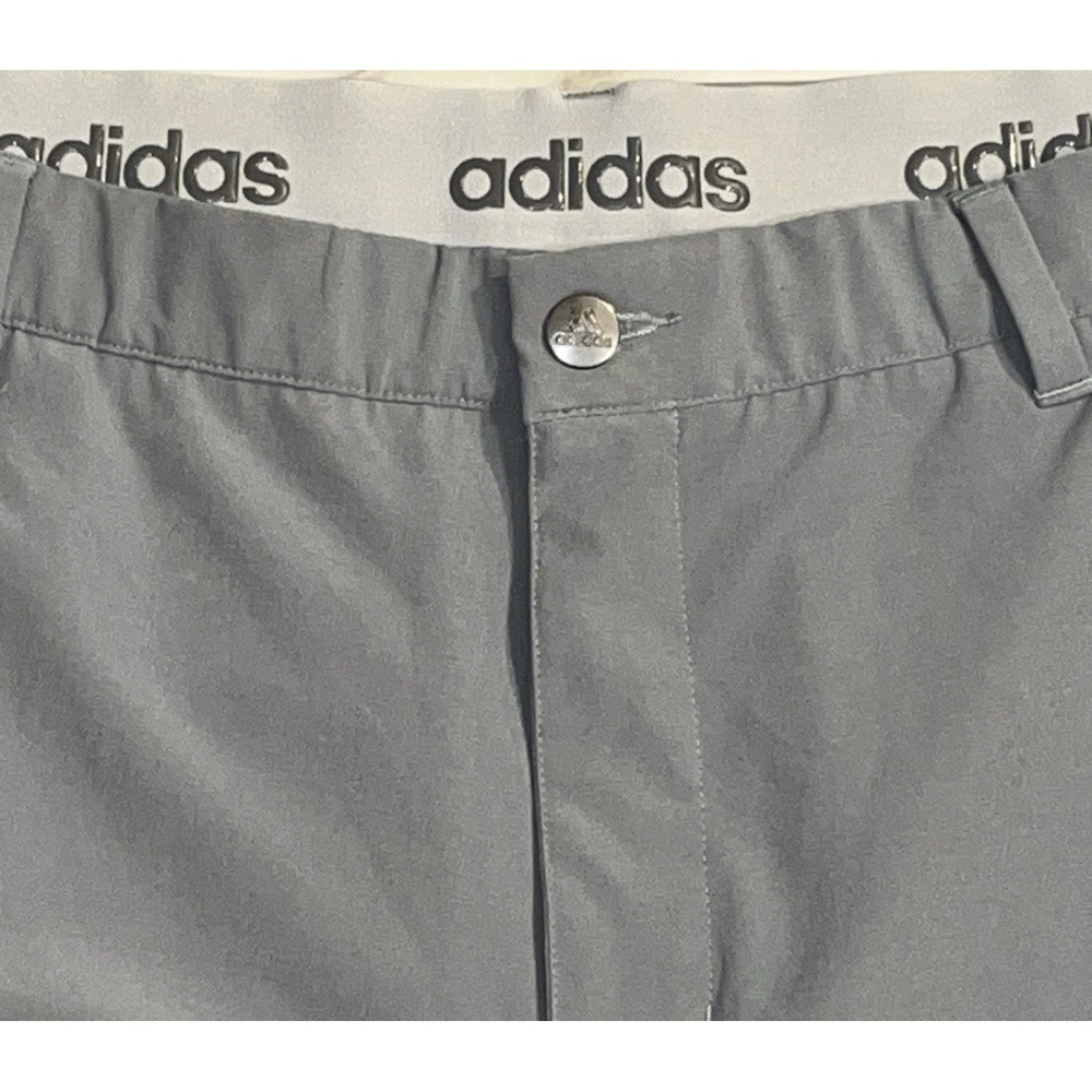 Adidas Ultimate365 Golf Pants Mens 40x32 Gray Straight Performance Lightweight
